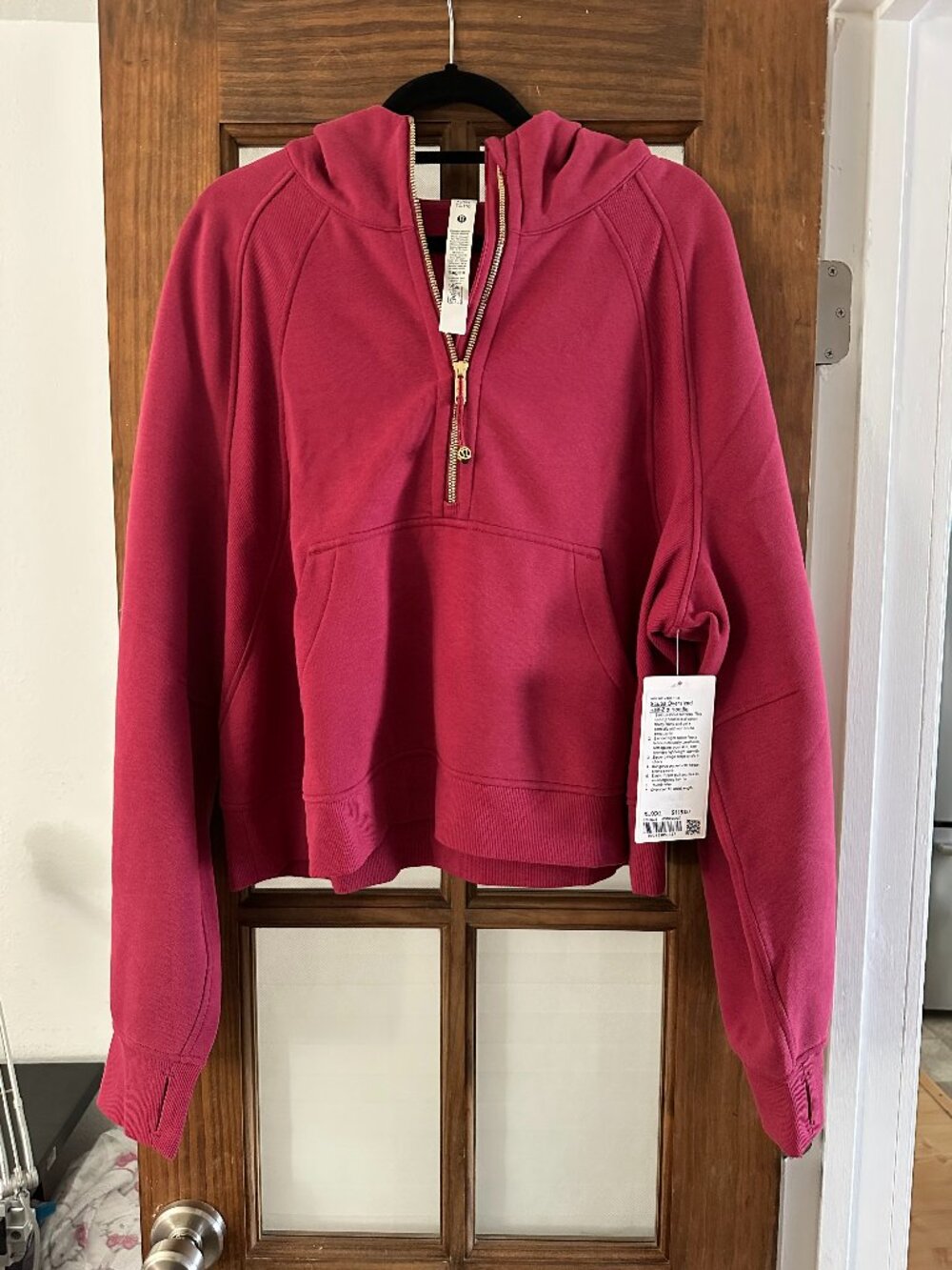 lululemon athletica Scuba Oversized Half Zip Hoodie - MGTS/GOLD - XL/XXL - NWT